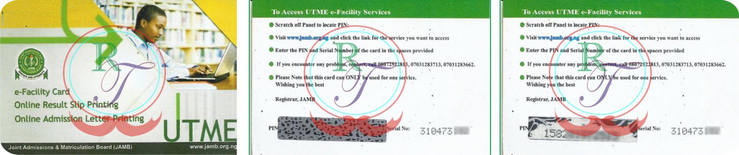 JAMB e-Facility Card