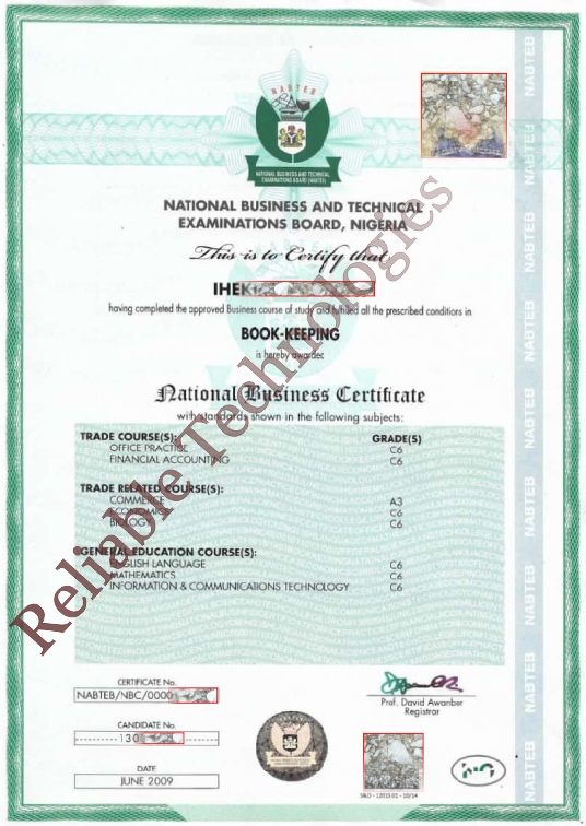Process And Download Original Copy Of NABTEB A Level And NBC Process and download original copy of nabteb a level and nbc